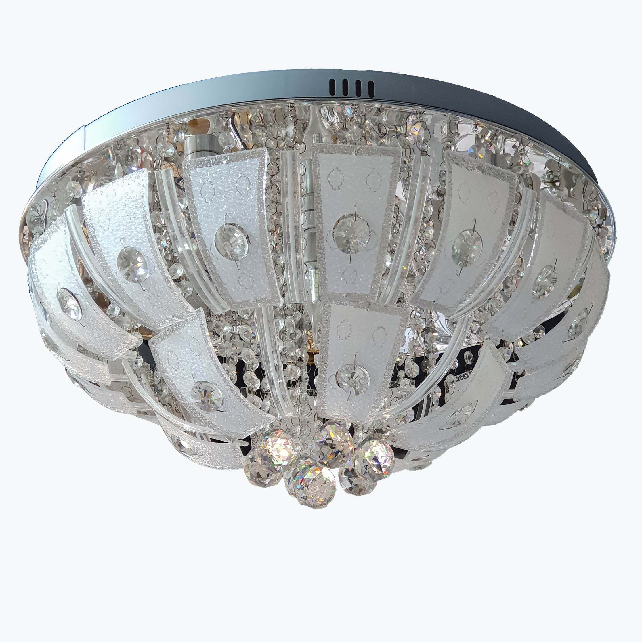 Avize Salon Led Li Kumandalı 60 Cm.e-27 Duy