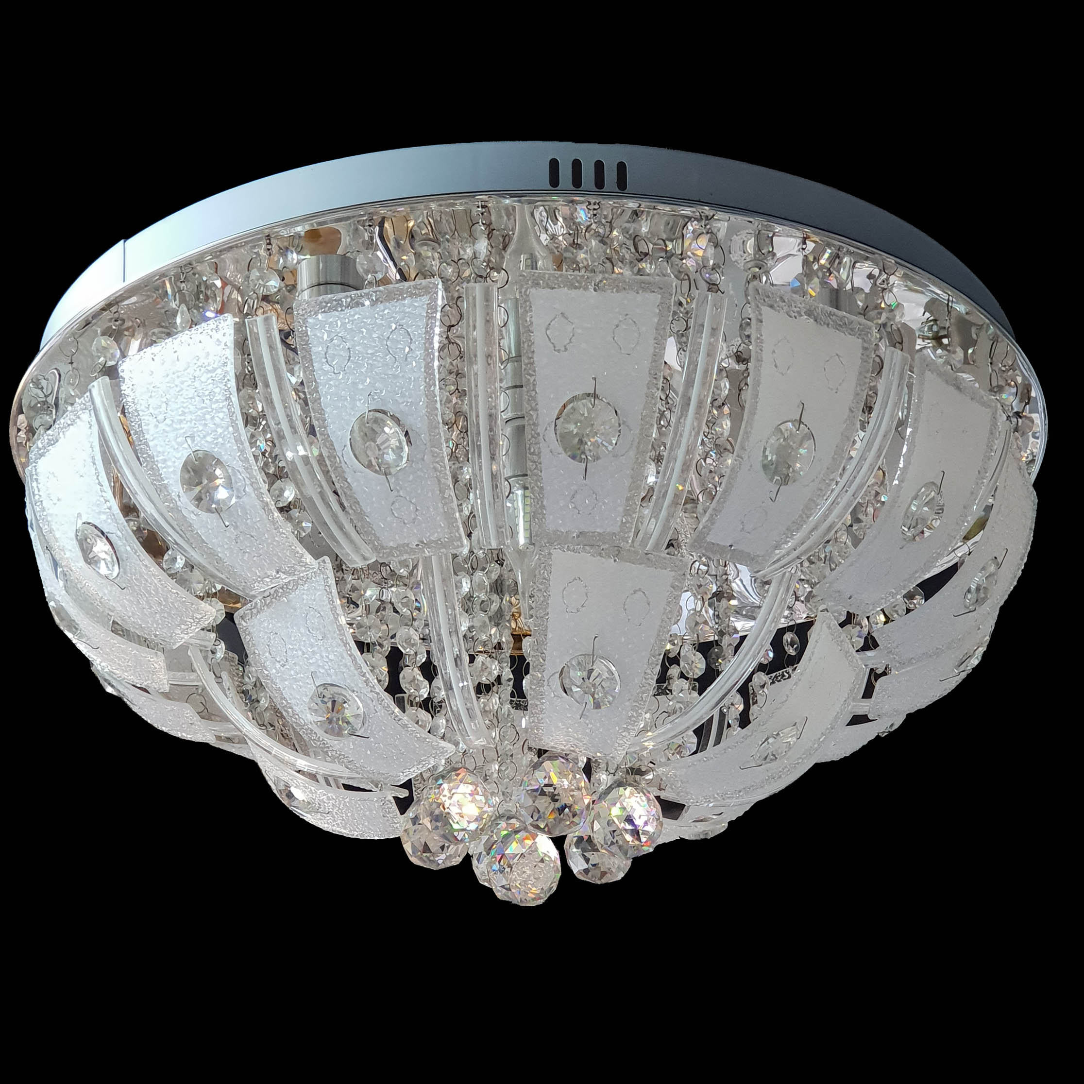 Avize Salon Led Li Kumandalı 60 Cm.e-27 Duy - Görsel 3