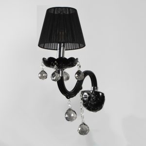 Aplik Bakara Tarzı Tekli Şapkalı Siyah